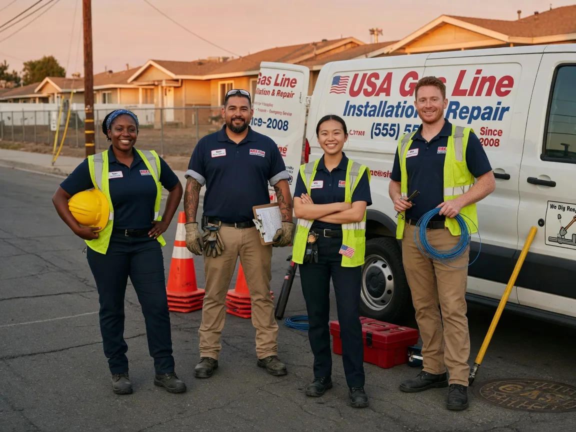 Gas Line Installation company in Alvin, IL